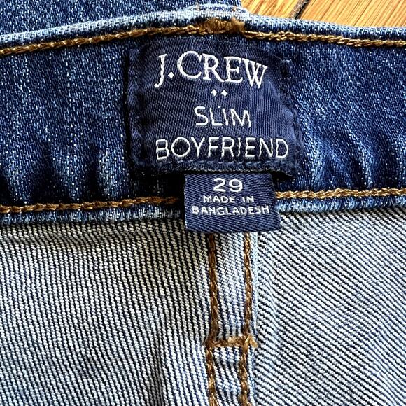 j crew slim boyfriend jeans size 29 blue DR - Picture 4 of 5